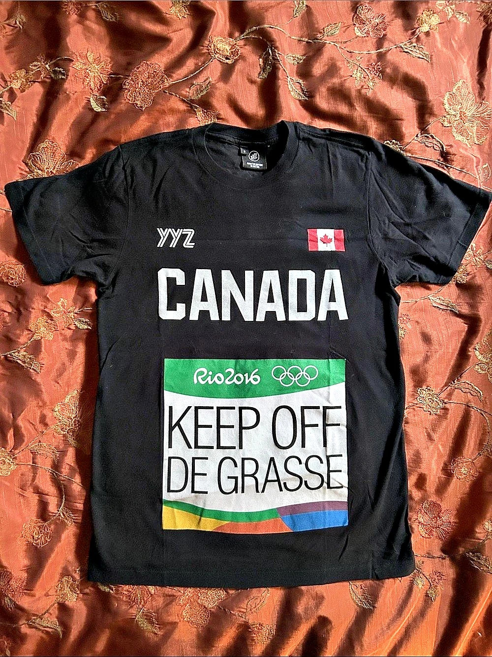 YYZ Rio Olympic 2016 Track + Field Keep Off De Grasse Canada Graphic T-Shirt